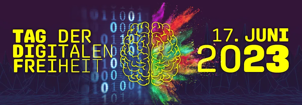 Banner des 2. Tages der digitalen Freiheit 2023